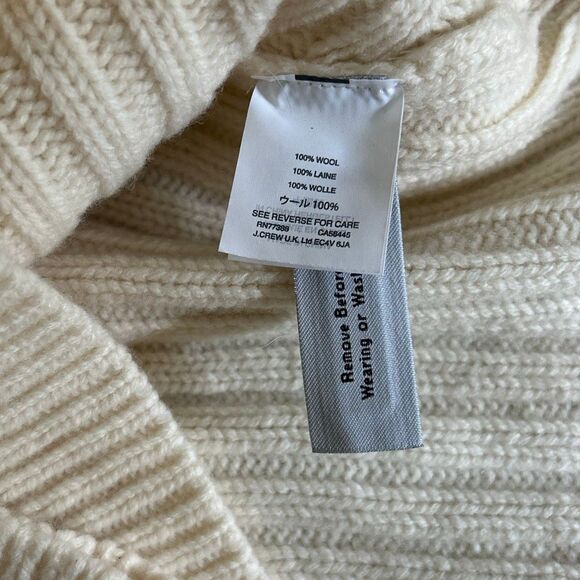 J. Crew Pom Pom Wool Pullover Sweater XS - Picture 5 of 8